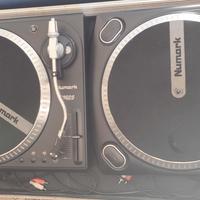 2 giradischi dj numark con mixer nuovi