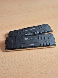 RAM Crucial Ballistix 16GB (2x8GB) DDR4 3600MHz