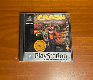 crash bandicoot Playstation 1 con manuale