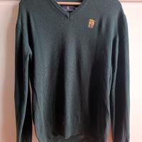 Maglione invernale Marina Militare verde scollo V