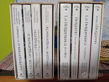 2 cofanetti con 4 volumi sulla Bergamasca