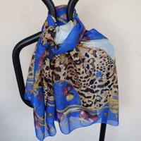 Foulard Grande Fantasia Marina & Leopardata