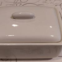 Burriera con coperchio ceramica Pozzi