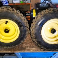 due ruote complete 4-10/6 spazzaneve per carretti