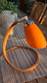 Lampada tavolo vintage arancione design
