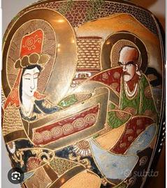 Giapponese satsuma coppia vasi