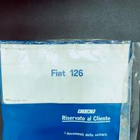Porta documenti originale FIAT 126 