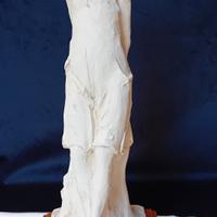 Scultura femminile Nico Venzo in bisquit