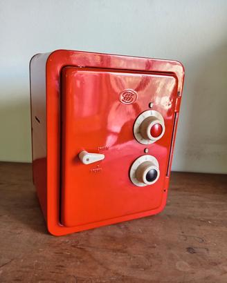 cassaforte salvadanaio vintage latta 