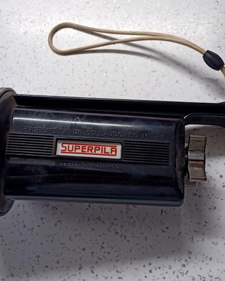 lampada da immersione sub anni 80 Superpila