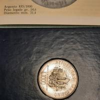Moneta in argento 1000lire 