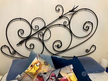 Testiera Letto in ferro battuto artigianale