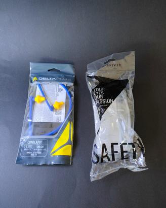 Kit DPI: Occhiali Univet + Tappi Udito Delta Plus 