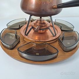 Set fonduta in rame