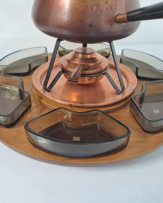 Set fonduta in rame