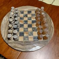 scacchiera alabastro