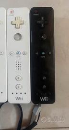 Nintendo Wii - Coppia Controller Nero e Bianco