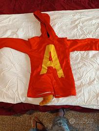 costuma Alvin superstar taglia( 6_8 ANNI) 