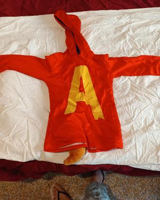 costuma Alvin superstar taglia( 6_8 ANNI) 