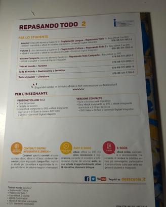 Libro di Spagnolo per Liceo/Scuola Superiore