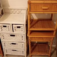 Cassettiere in vimini