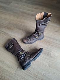 Stivali Nero Giardini in vera pelle, 37 piede25cm