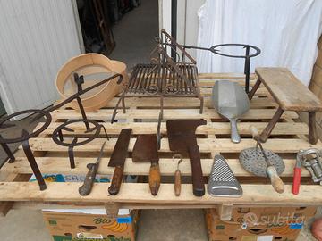 Attrezzi d'epoca per la casa