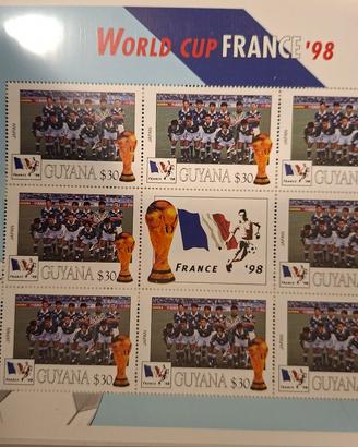 Francobolli mondiali Francia 98
