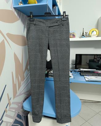 Pantaloni principe di Galles con risvolto