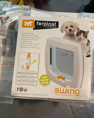 Porta gatti ferplast swing 1 + 3 estensioni