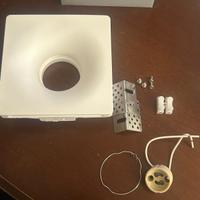 porta faretti in gesso 