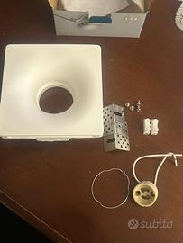 porta faretti in gesso 