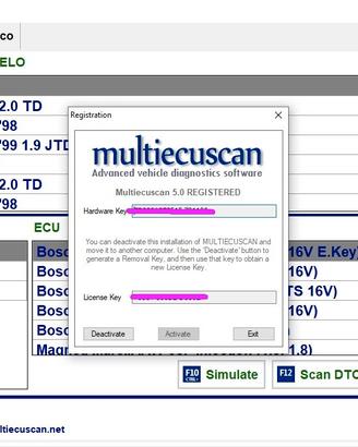 Diagnosi Fiat Jeep Alfa Romeo Multiecuscan 5.0