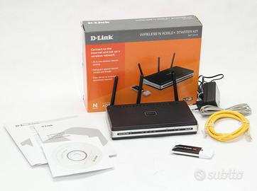 ROUTER ADSL D-LINK WIRELESS N ADSL2+ STARTER KIT