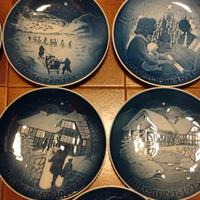 collezione  anni 70 piatti Natale B&G