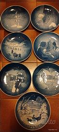 collezione  anni 70 piatti Natale B&G