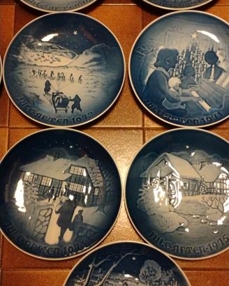 collezione  anni 70 piatti Natale B&G