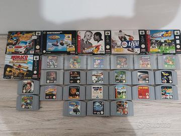 GIOCHI NINTENDO 64 CON BOX SCATOLA GIG PAL ITA N64