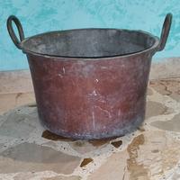 Pentolone in rame antico