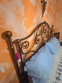 Letto in ottone