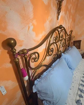 Letto in ottone