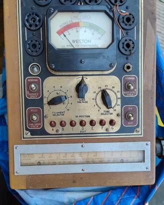 WESTON 773 tubechecker  1937/39 da restaurare 115v