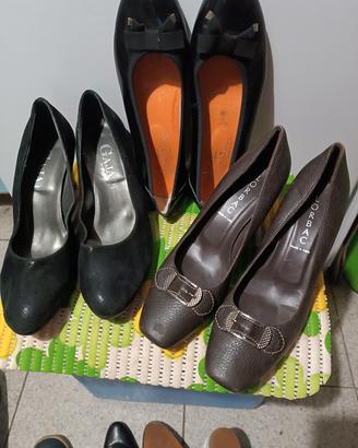 3 paia di scarpe donna