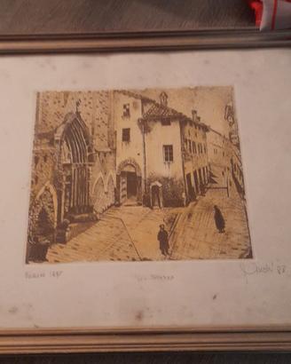  quadro Bruno Pinchi - Via Fornace Pesaro 1882