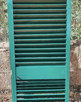 Persiana in ferro 150x60 con telaio e serratura