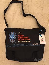 Borsa tracolla morbida nera