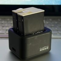 DUAL BATTERY + BATTERIA GOPRO HERO 12/11/10 BLACK