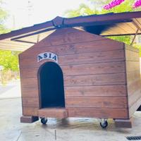 Cuccia artigianale in legno fatta a mano