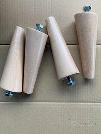 4 Piedini in legno massello