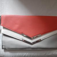 Pochette corallo borsetta a mano